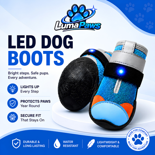 LumaPaws™ LED Dog Boots