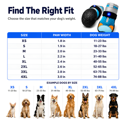 LumaPaws™ LED Dog Boots